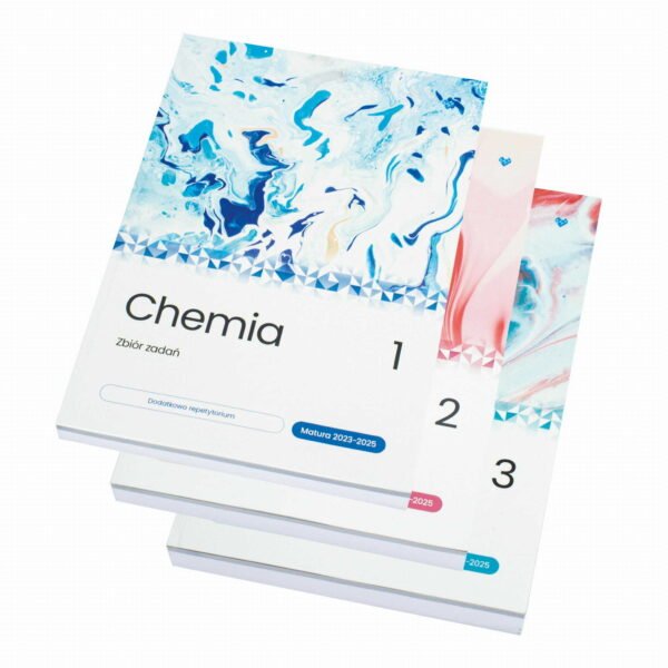 Zestaw Chemia Zbiór zadań matura 2025 Tom 1+2+3 Biomedica
